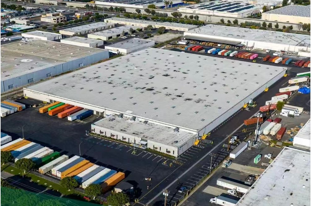 GBI Los Angeles warehouse — aerial view